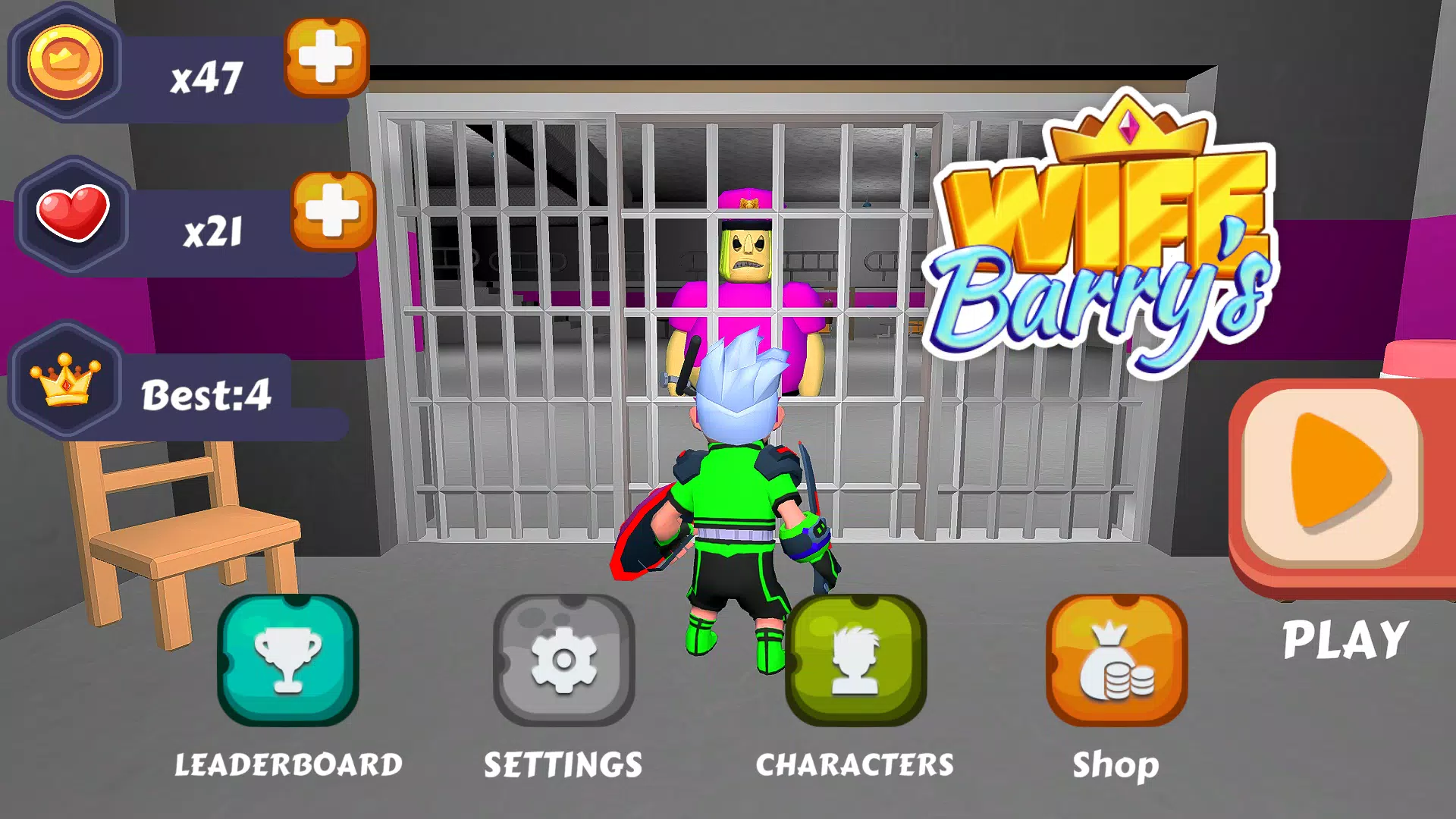 Escape Barry’s Wife Prison Tangkapan skrin 1