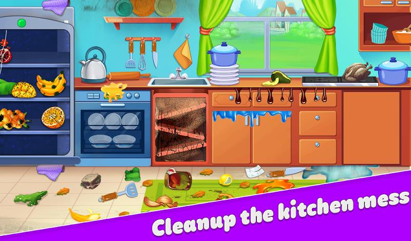 Dream Home Cleaning Game Wash Скриншот 0