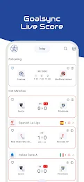 GoalSync - Live Sports Score Ảnh chụp màn hình 1