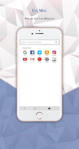 New Uc Browser 2021 - Mini & Secure Captura de pantalla 0