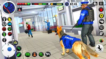 US Police Dog Games : Airport Crime Police Games ဖန်သားပြင်ဓာတ်ပုံ 1