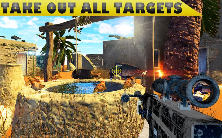 Desert Birds Sniper Shooter 3D Скриншот 3