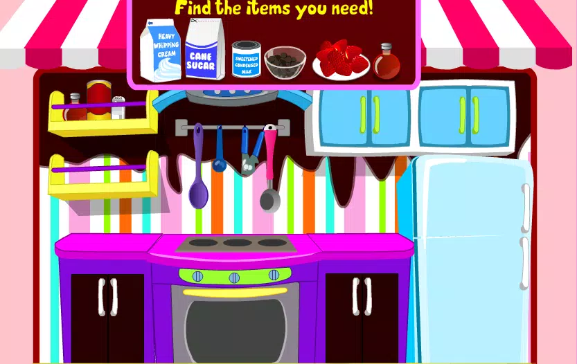 game cooking chocolate cream Screenshot 1