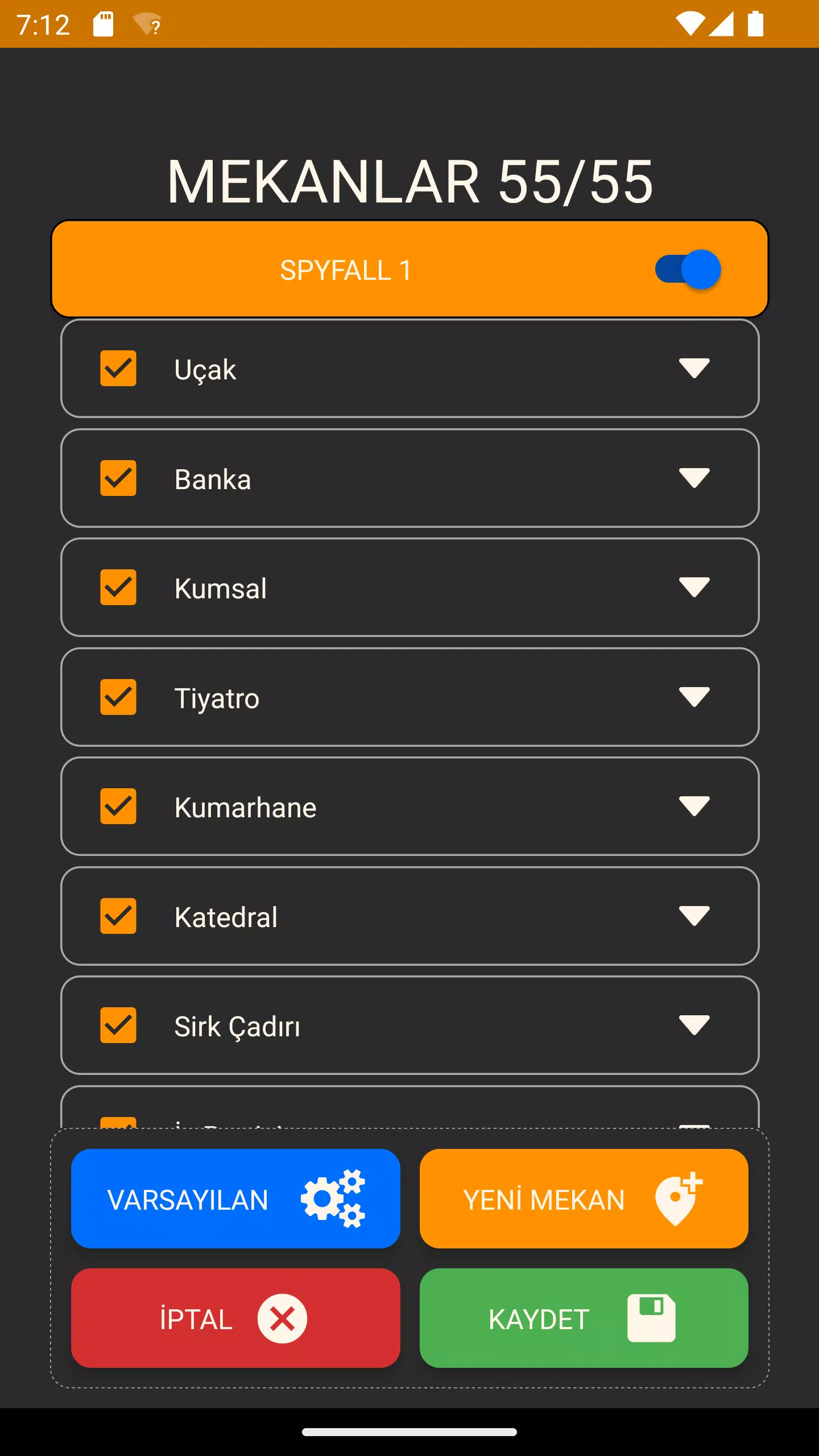 Spyfall Zrzut ekranu 1