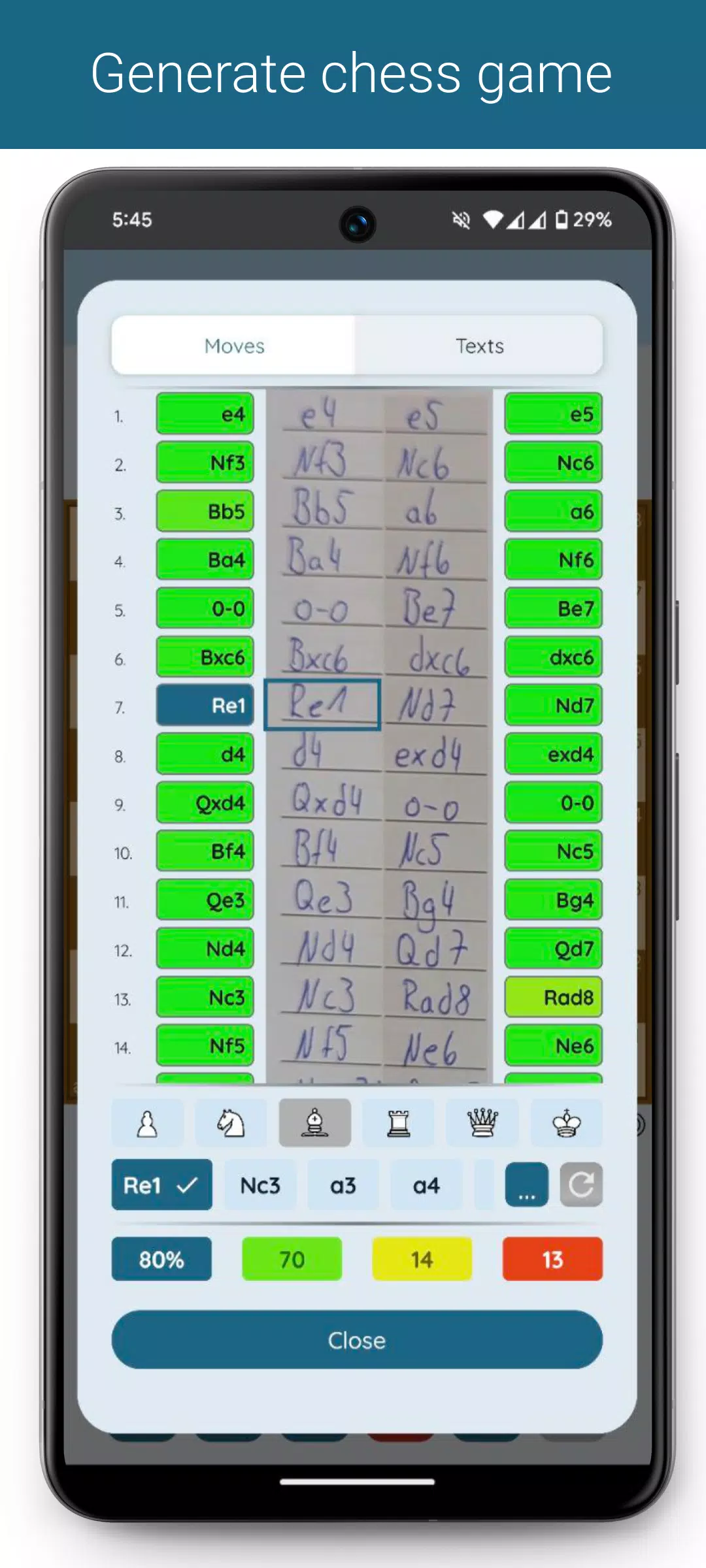 Chess Scanner ဖန်သားပြင်ဓာတ်ပုံ 1