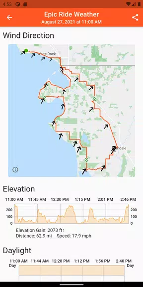 Schermata Epic Ride Weather 3