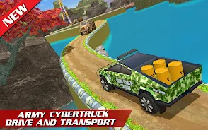 Offroad US Army Truck Driving ဖန်သားပြင်ဓာတ်ပုံ 0