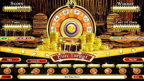 Fun Game Roulette Spin Target Schermafbeelding 2