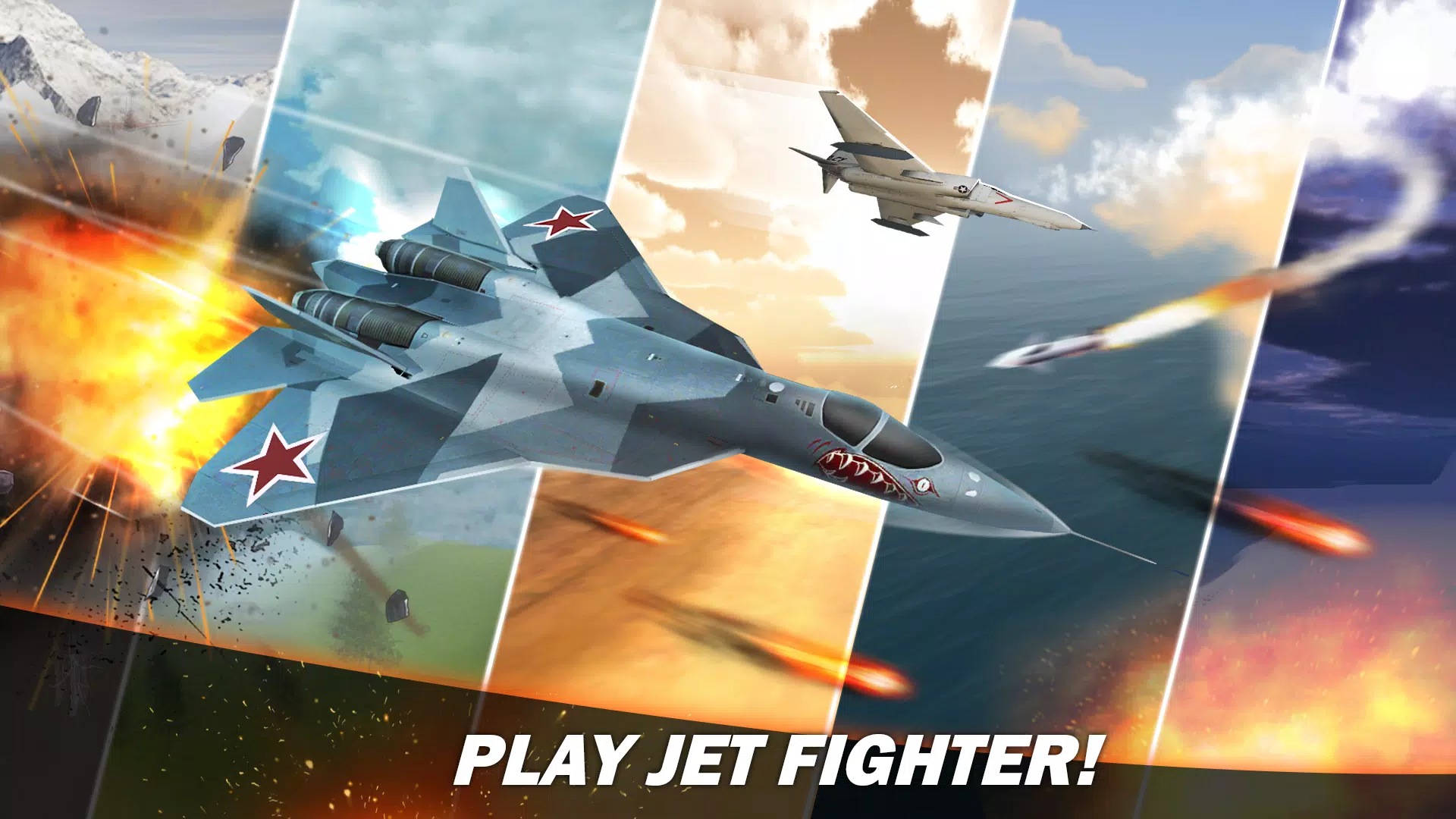 Jet Fighter Airplane Racing Capture d'écran 0