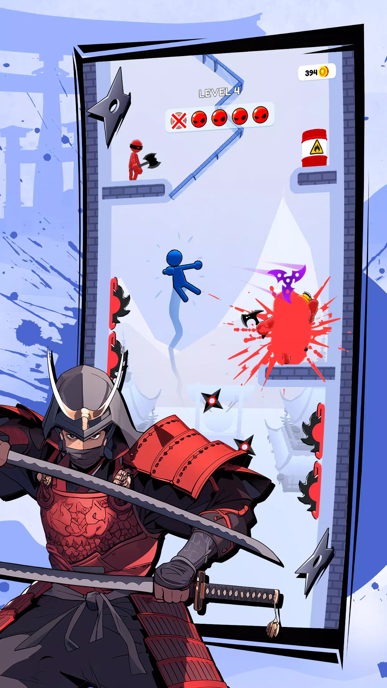 Stickman Teleport Master 3D ဖန်သားပြင်ဓာတ်ပုံ 3