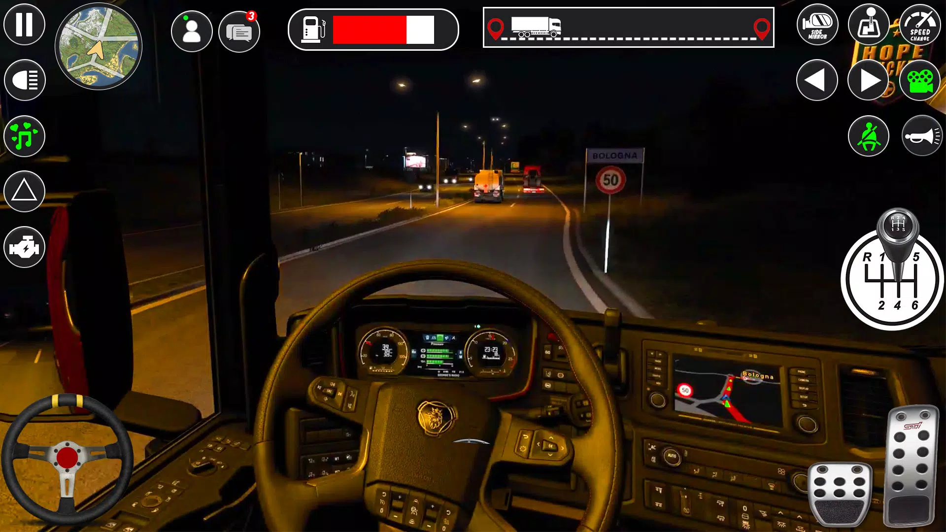 Euro Cargo Truck Simulator 3D Ekran Görüntüsü 1