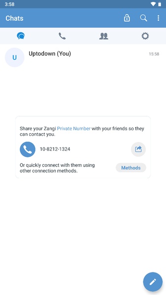 Zangi Private Messenger Screenshot 2