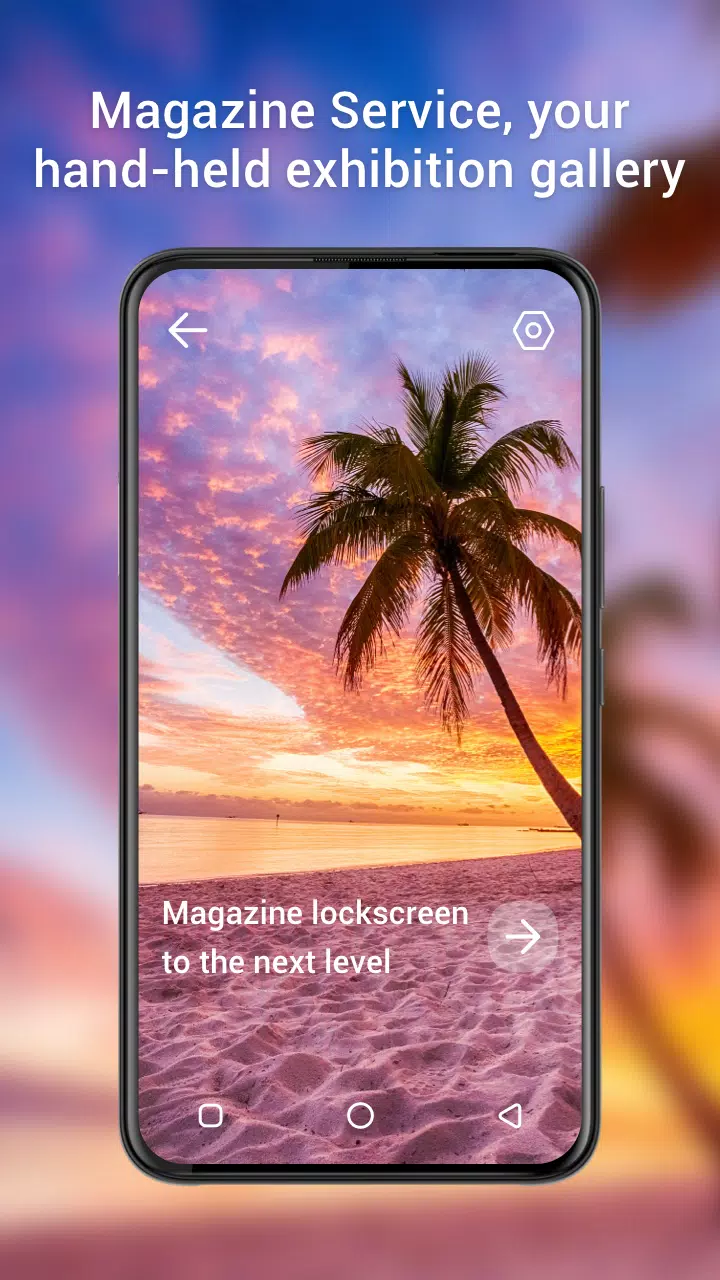 Magazine Lockscreen XOS Screenshot 0