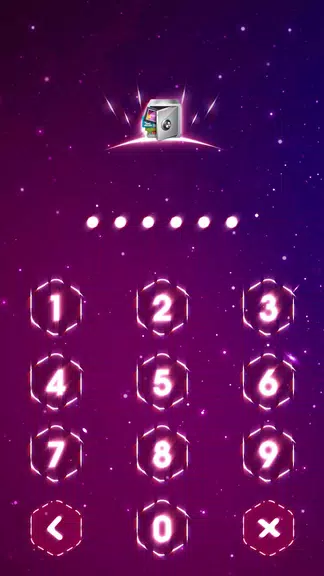 AppLock LiveTheme Dazzle light Tangkapan skrin 1