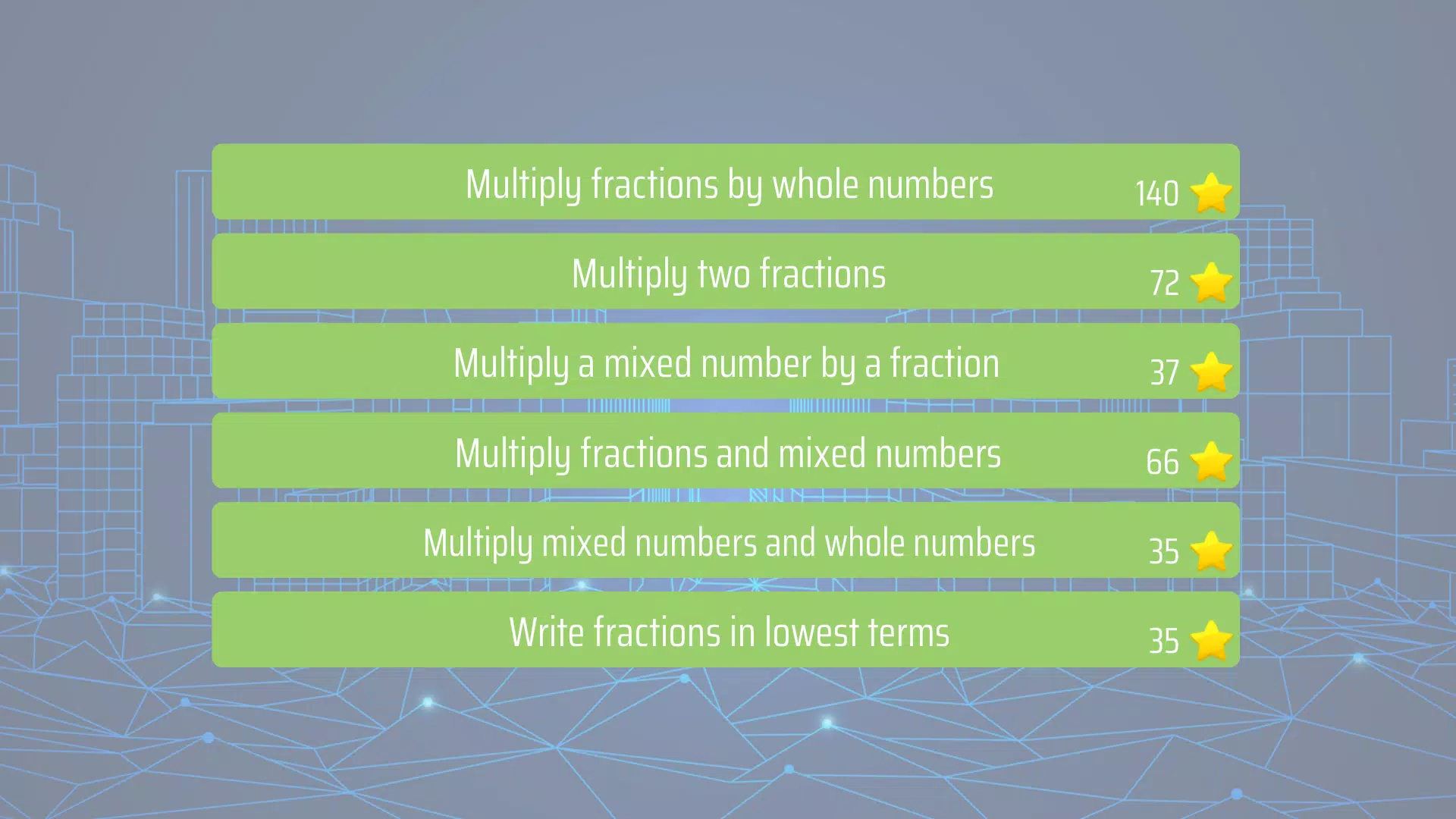 Multiplying Fractions Captura de tela 0