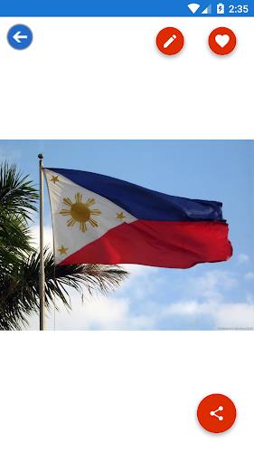 Philippines Flag Wallpaper: Fl স্ক্রিনশট 1