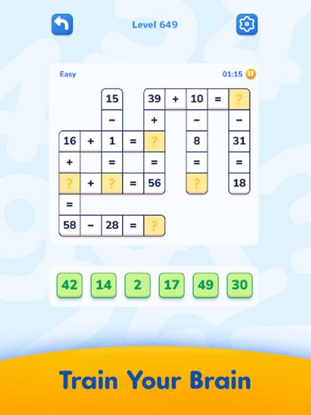 Math Crossword應用截圖第3張