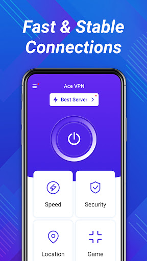 Ace VPN: Fast & Stable Schermafbeelding 1