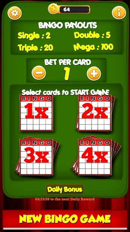 New Bingo Cards Game Free Скриншот 1