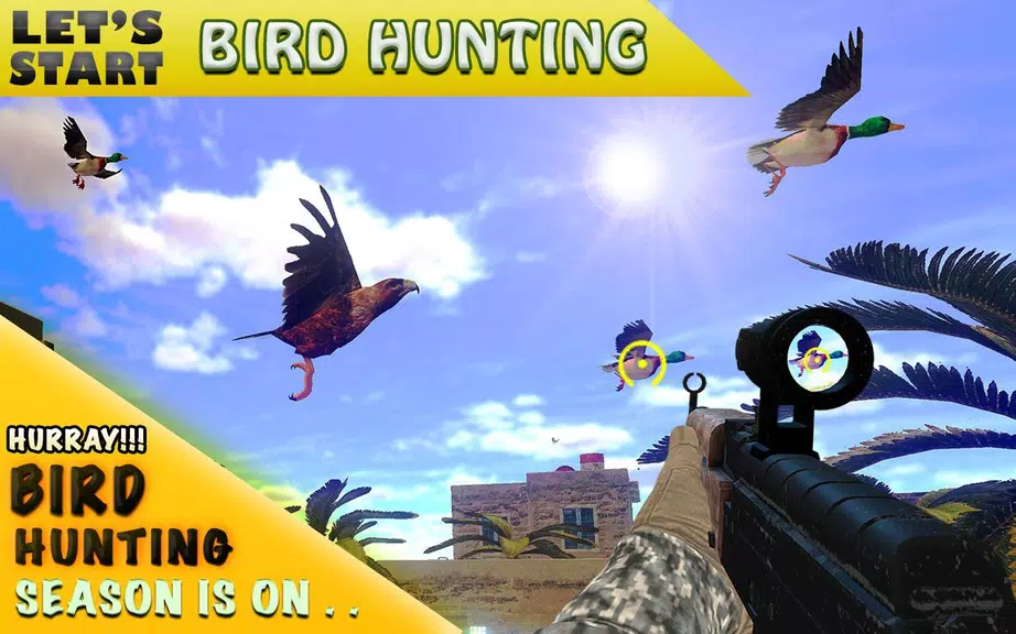 Desert Birds Sniper Shooter 3D Скриншот 2