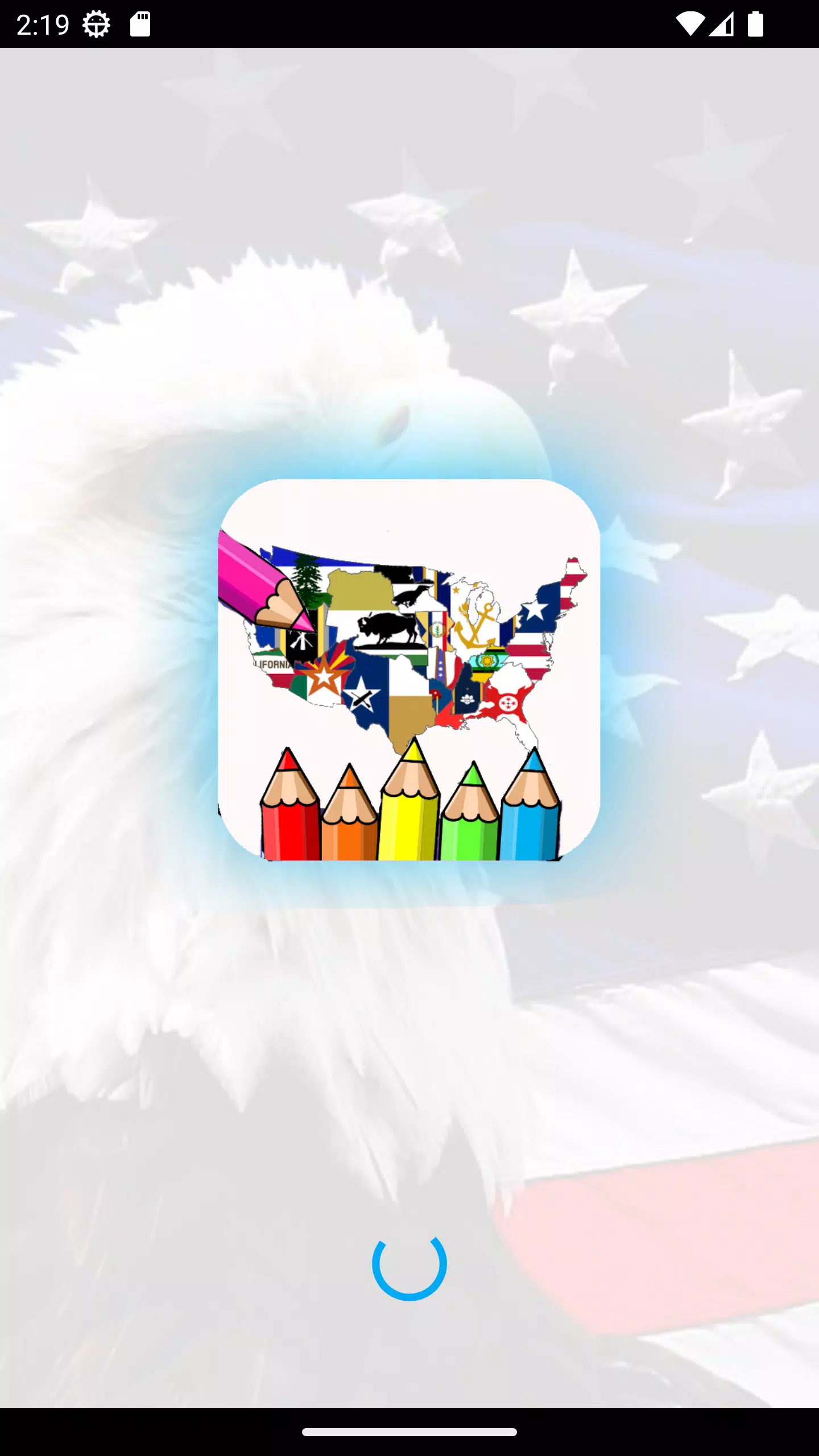 coloring flag of U.S. state スクリーンショット 1