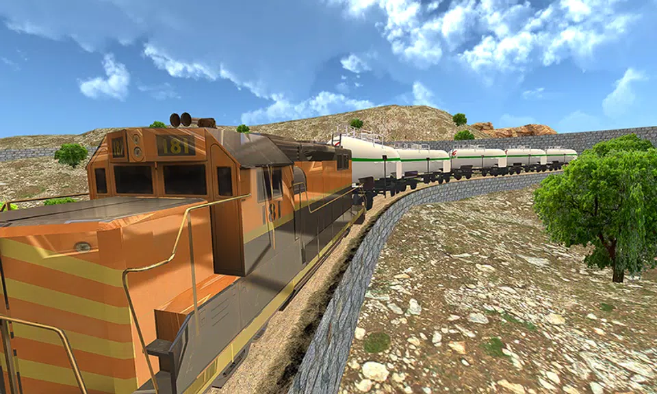 Oil Tanker Train Driving Sim Screenshot 1