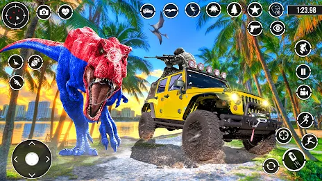 Real Dino Hunting 3D shooting স্ক্রিনশট 0