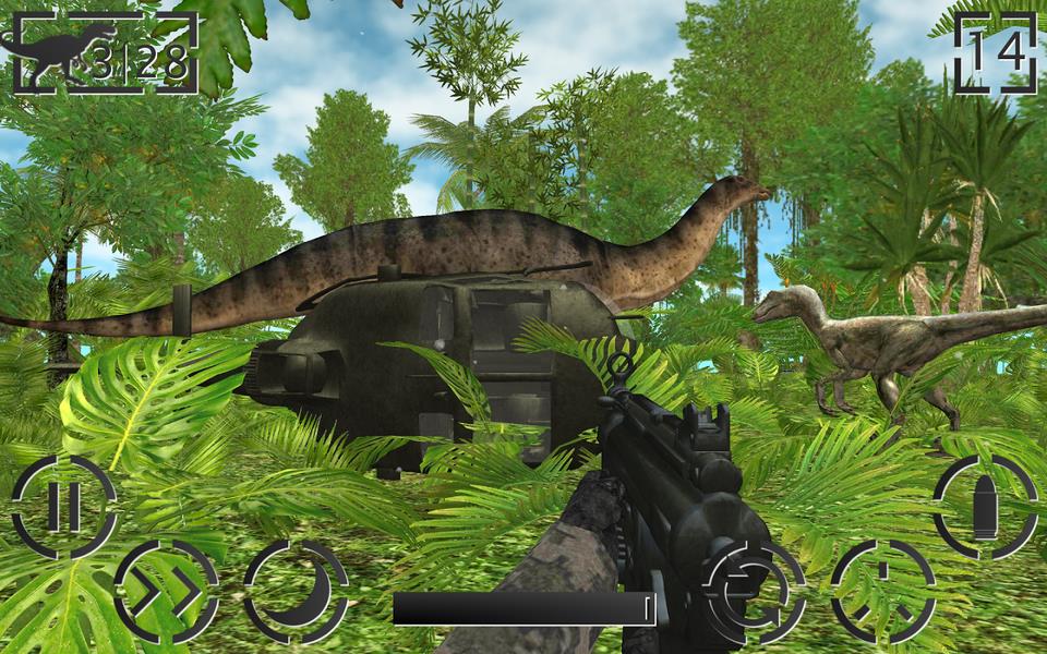 Schermata Dinosaur Hunter: Survival Game 2