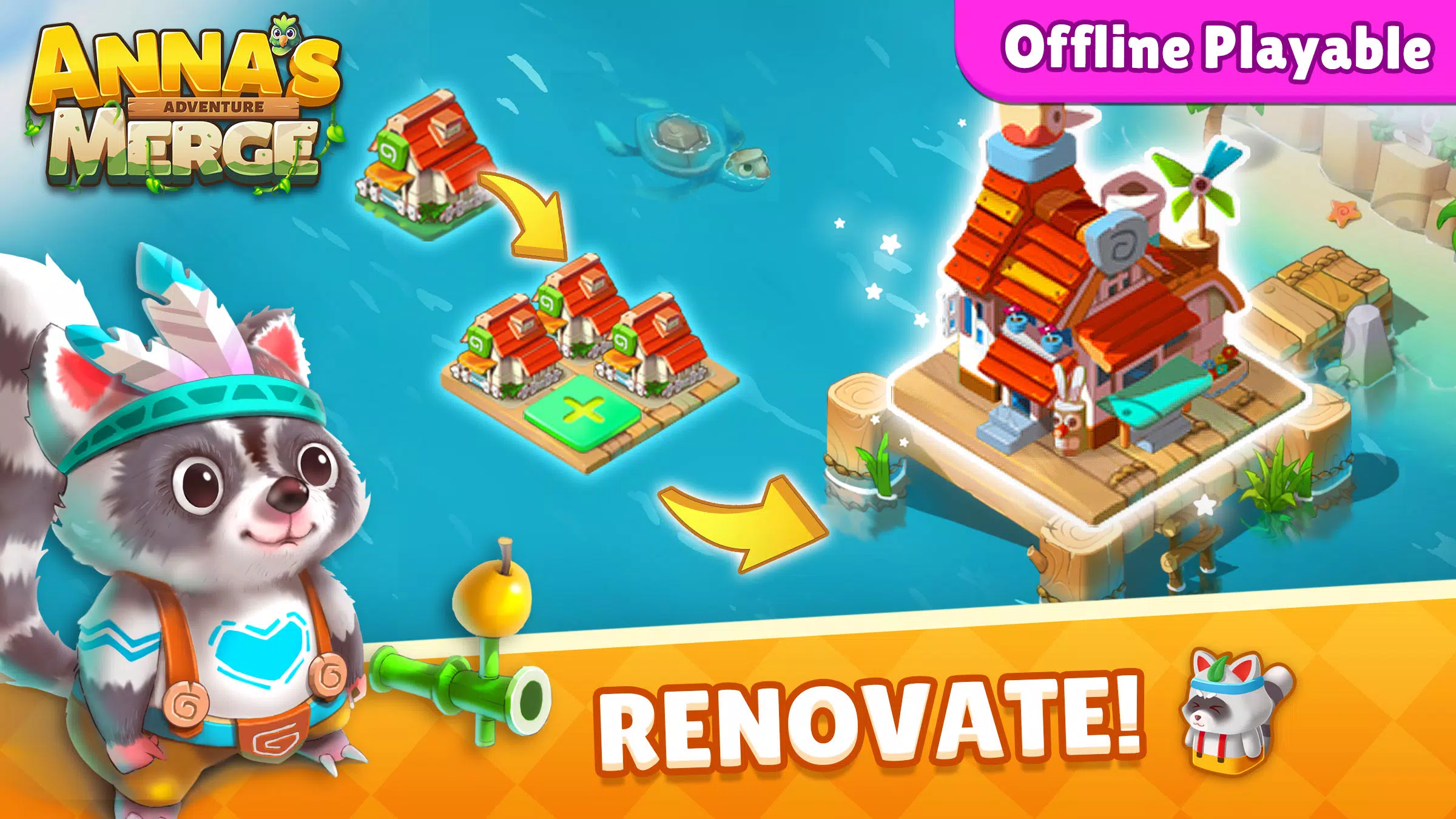 Anna’s Merge Adventure-Offline Screenshot 0