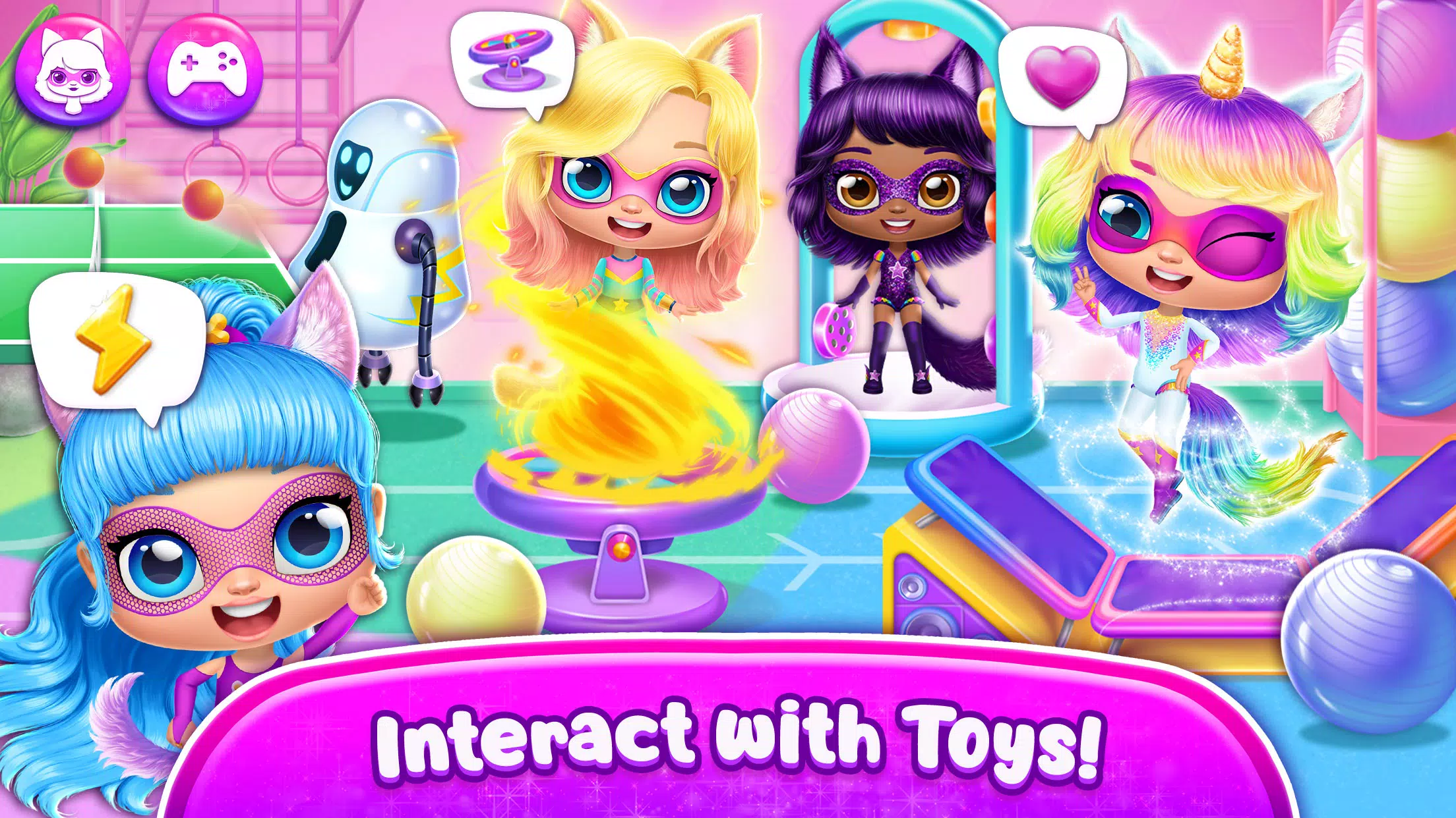 Power Girls - Fantastic Heroes Ekran Görüntüsü 3