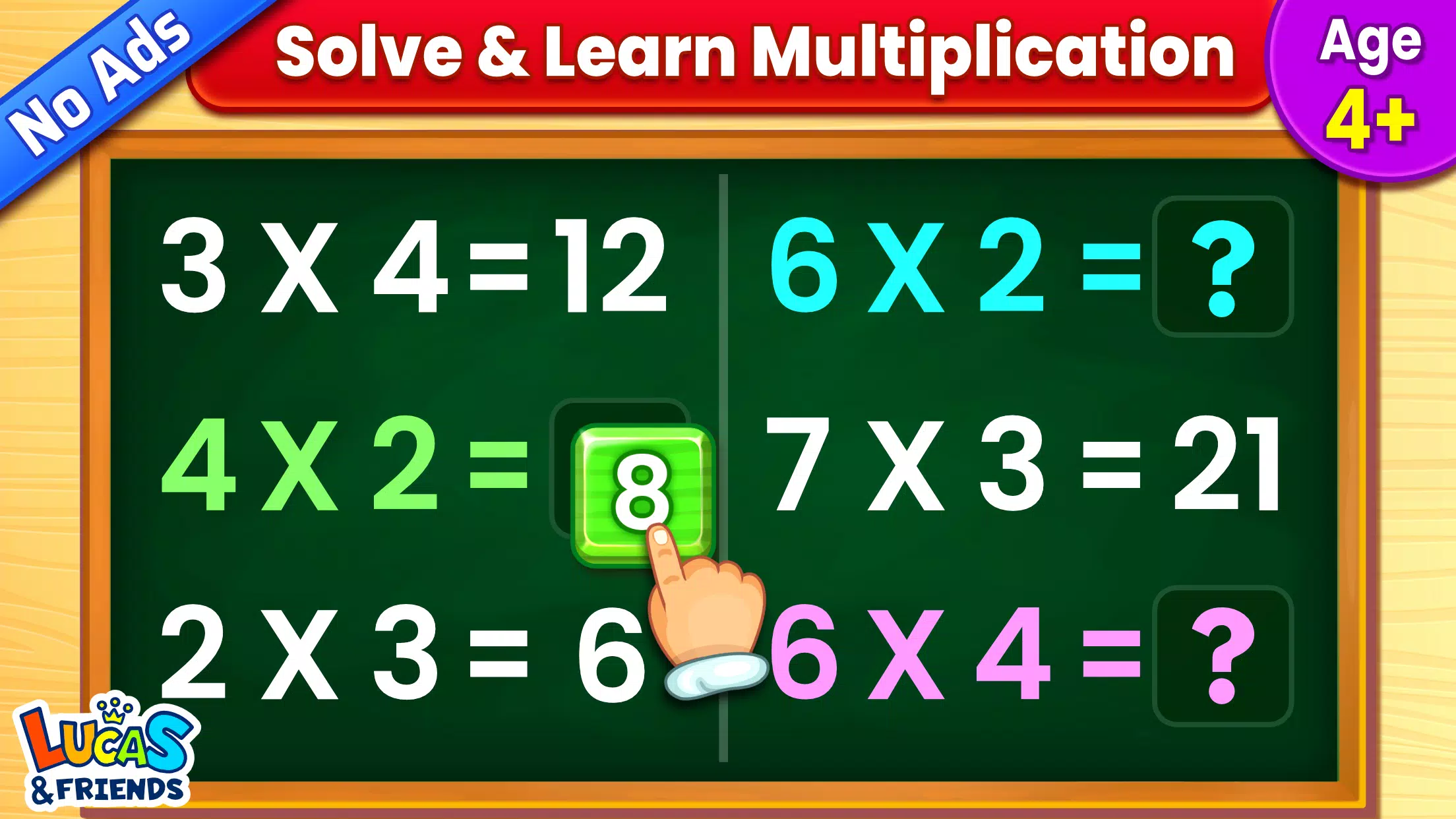 Multiplikation spiele Für 2-7 Screenshot 0