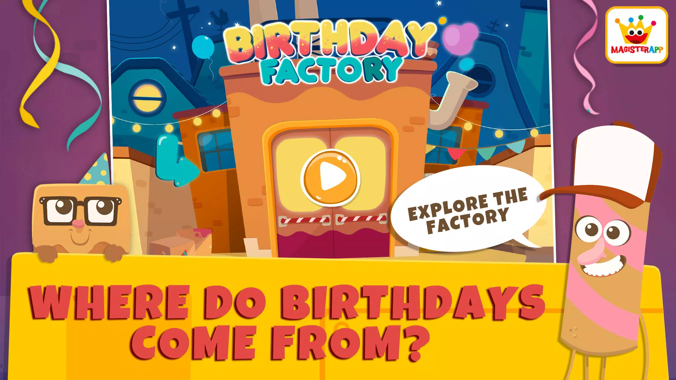 Birthday Factory ภาพหน้าจอ 0