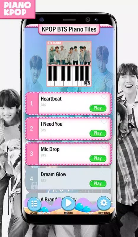 KPOP BTS Piano Magic Tiles应用截图第0张