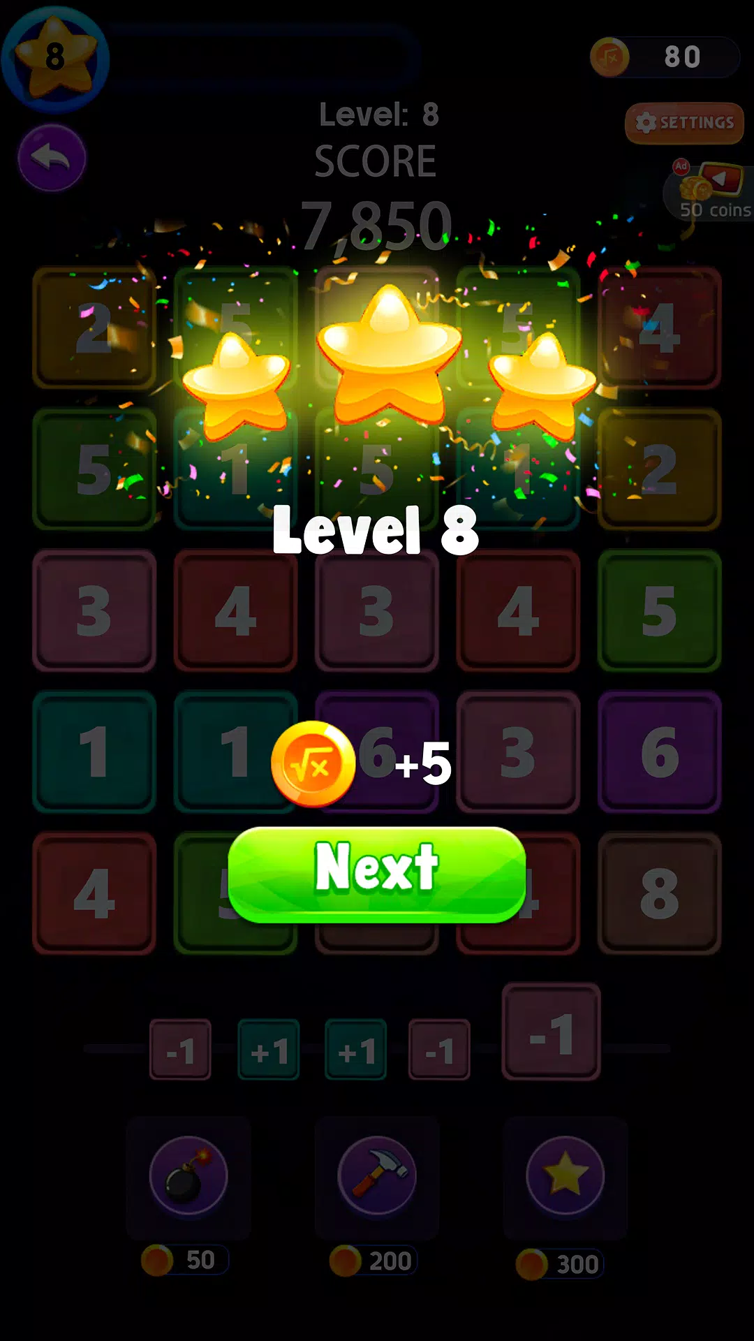 Number Merge Puzzle Match ภาพหน้าจอ 3