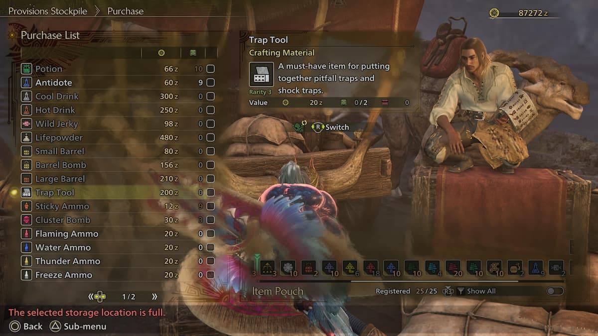 Monster Hunter Wilds Trap Tools