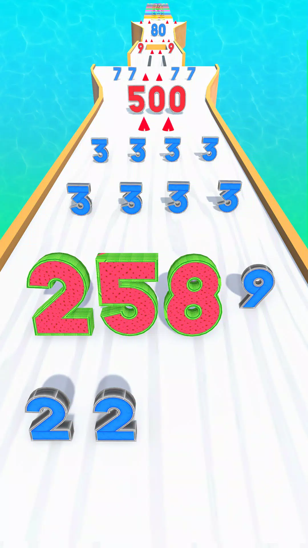 Number Master Run 3D Games Ảnh chụp màn hình 3