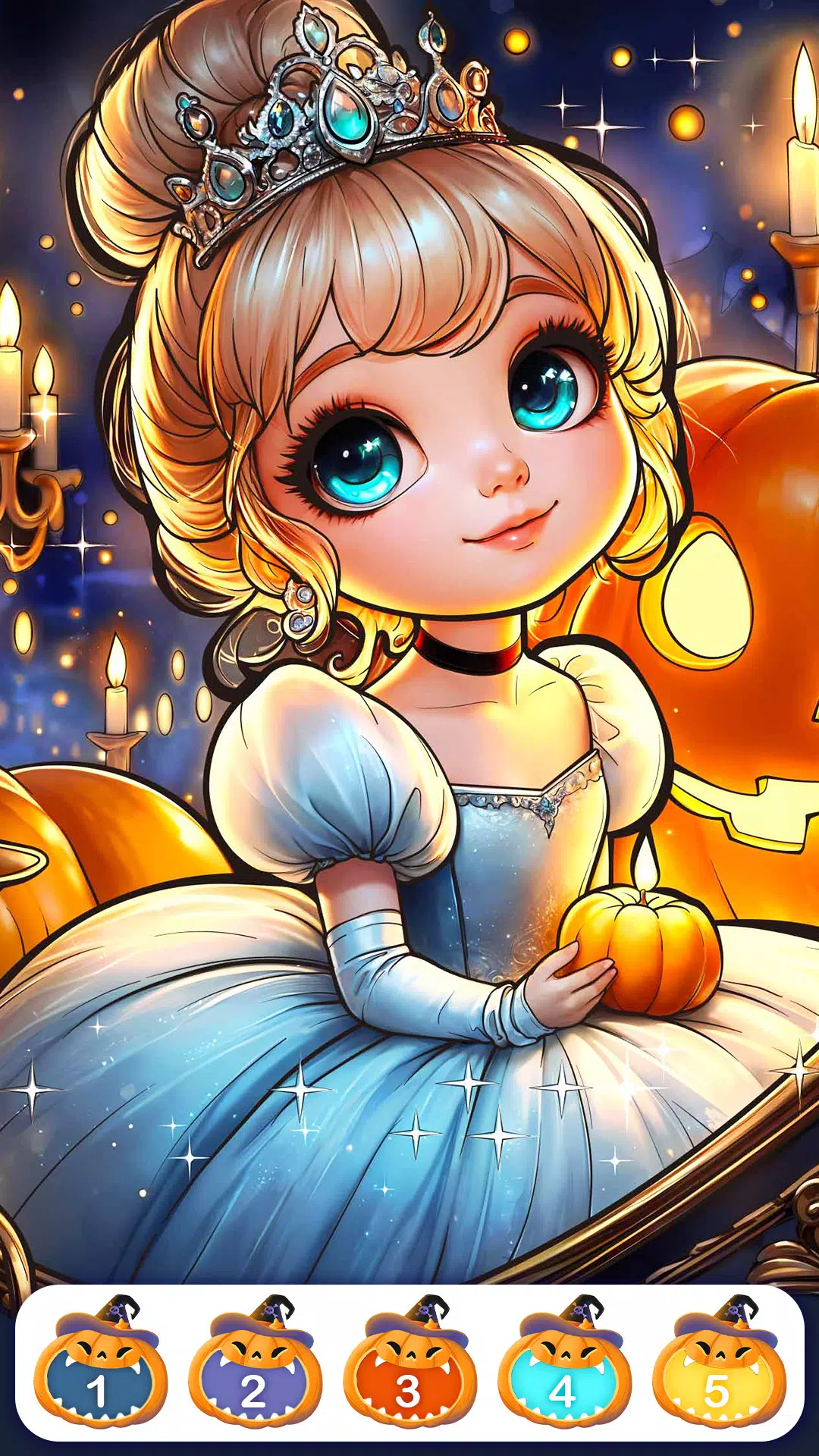 Halloween Trick or Treat Color Tangkapan skrin 0