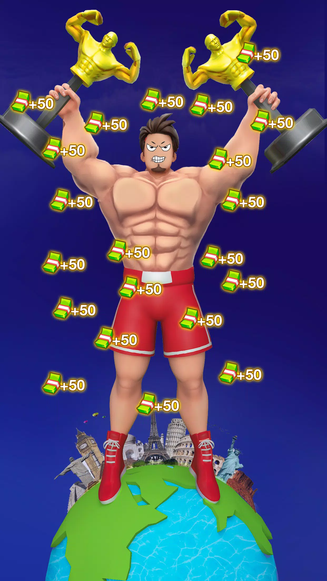 Gym Clicker Hero: Idle Muscles Ekran Görüntüsü 1