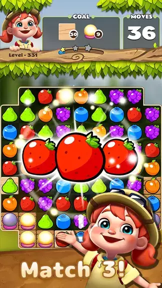 Fruits POP : Match 3 Puzzle Screenshot 1