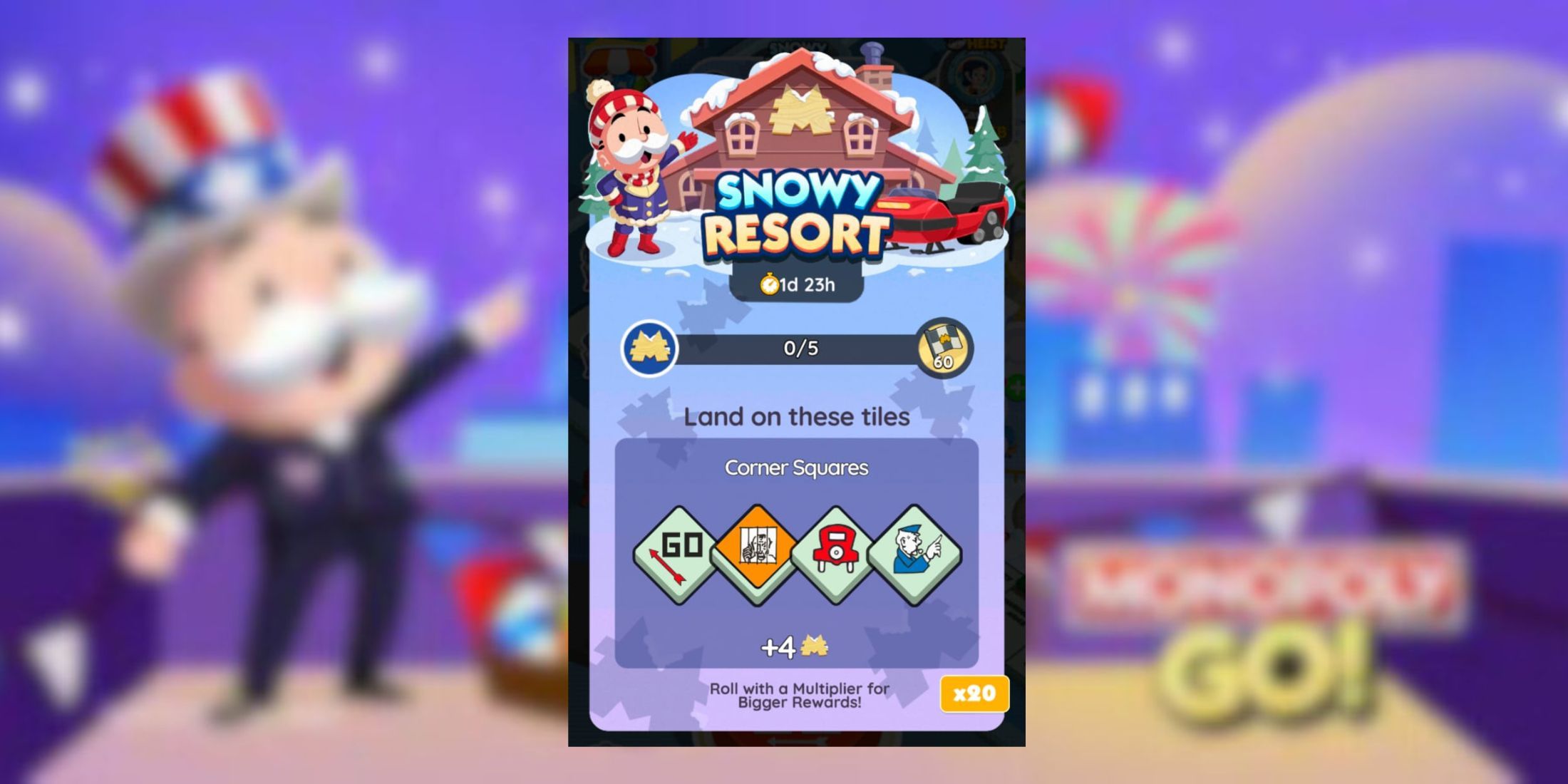 Monopol Go: Snowy Resort - Belohnungen und Meilensteine ​​enthüllt