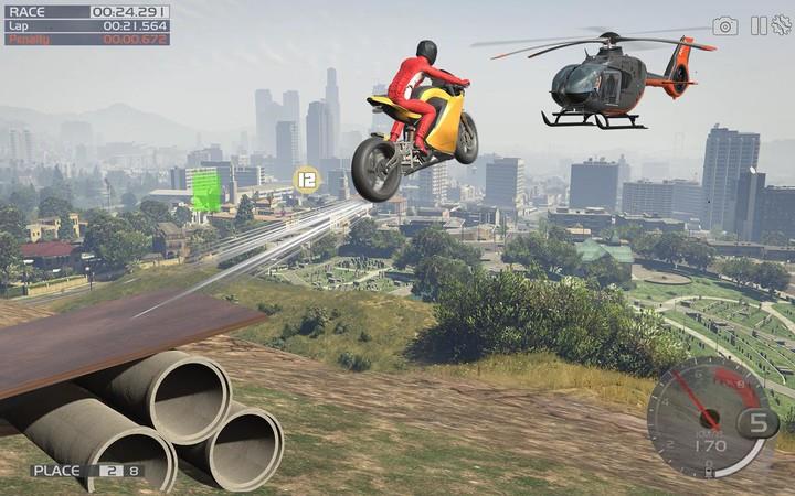 Crazy Stunt Rider GT Bike Game Captura de pantalla 0