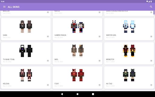 Skins for Minecraft 2 Captura de tela 2