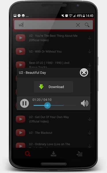 YouTube MP3 Converter Captura de pantalla 3