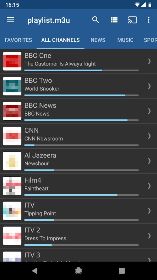 IPTV Pro Schermafbeelding 1