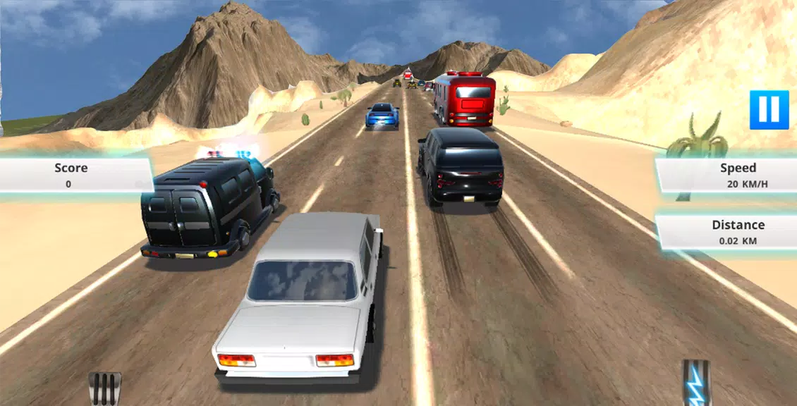 Traffic Rider : Car Race Game 스크린샷 0