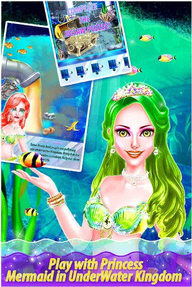 My Little Mermaid - Girls Game Captura de pantalla 2