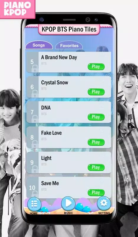 KPOP BTS Piano Magic Tiles应用截图第2张