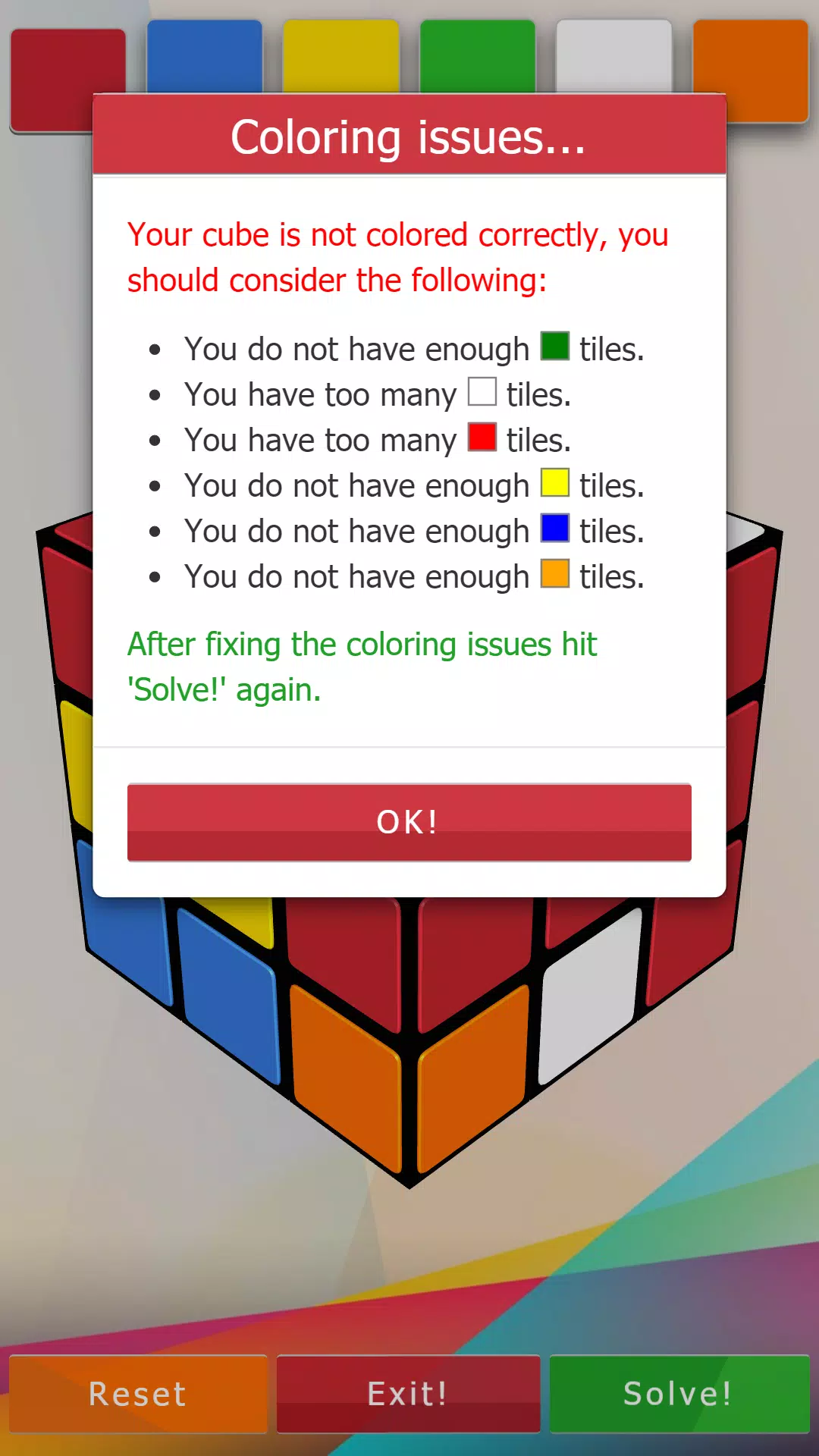 3D-Cube Solver 스크린샷 2