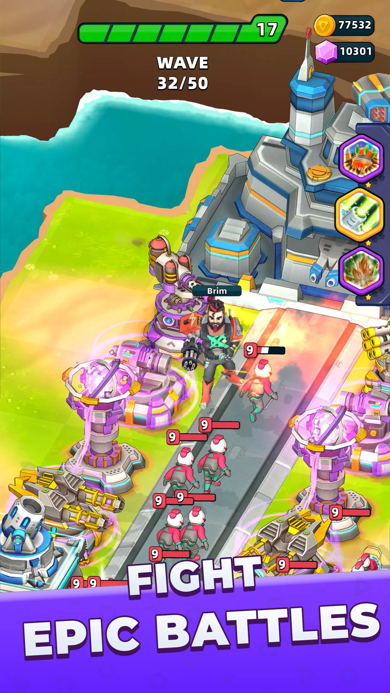 Raid Rush ဖန်သားပြင်ဓာတ်ပုံ 1