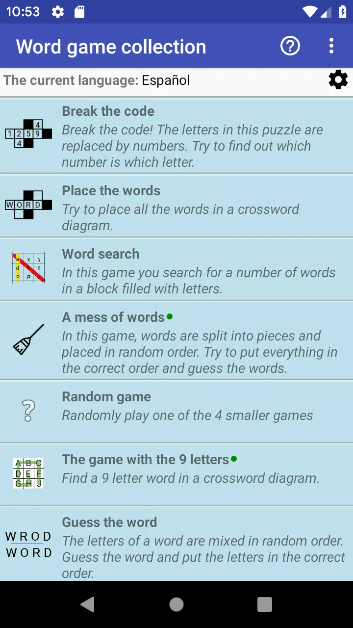 WGC Word Game Collection应用截图第0张